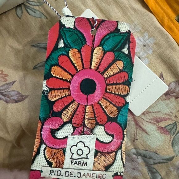 FARM Rio Anthropologie Soigne Floral Wrap Maxi Dress Size L NWT - Picture 4 of 15